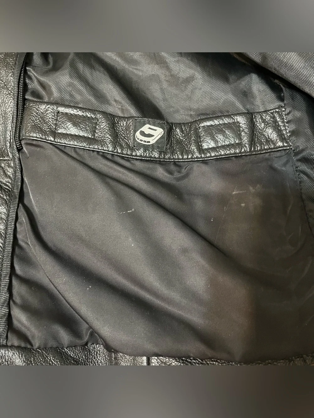 Black Leather Button-Up Men’s Jacket Wilson Small